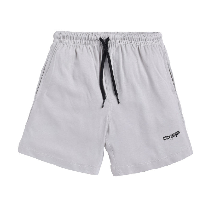 Boys Plain Shorts|Arctic Ice