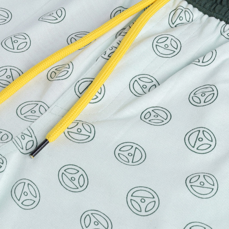 Boys All Over Printed Shorts| Mint