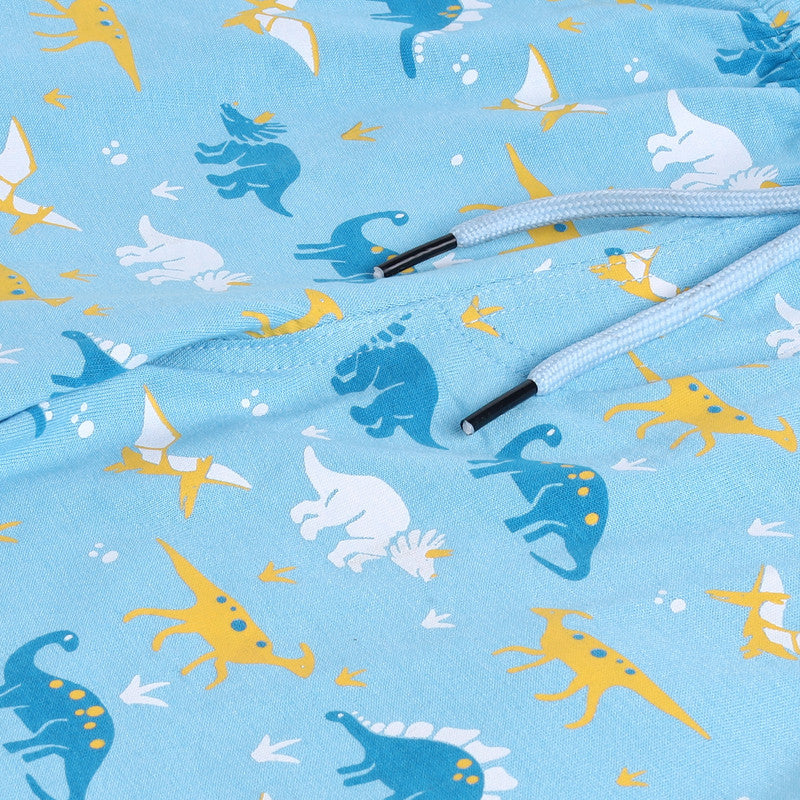 Boys All Over Printed Shorts|Sky Blue