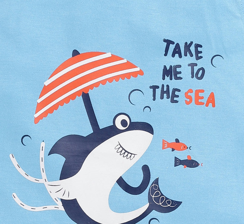 Shark Print T-shirt