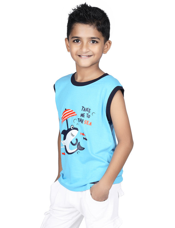 Shark Print T-shirt