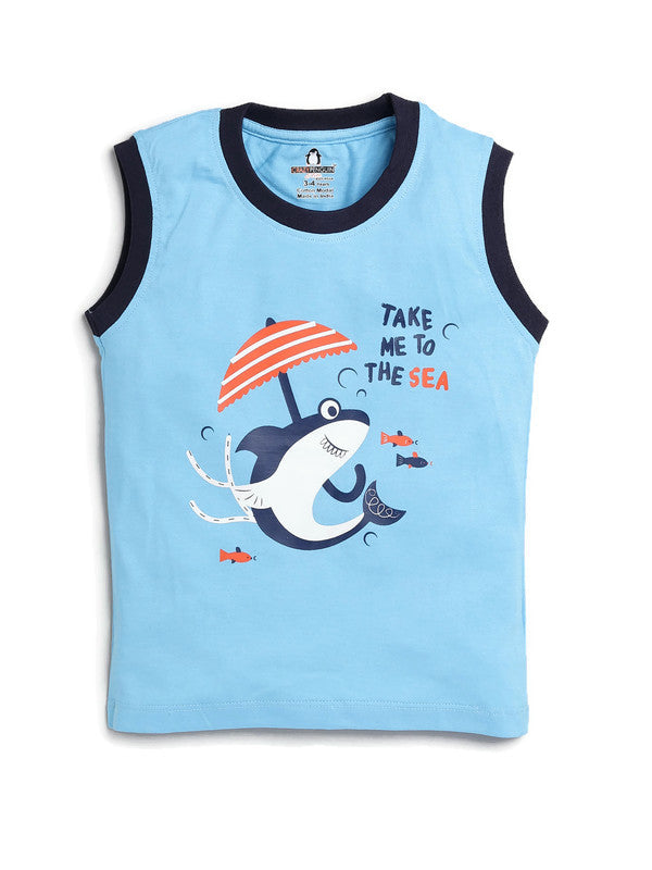 Shark Print T-shirt