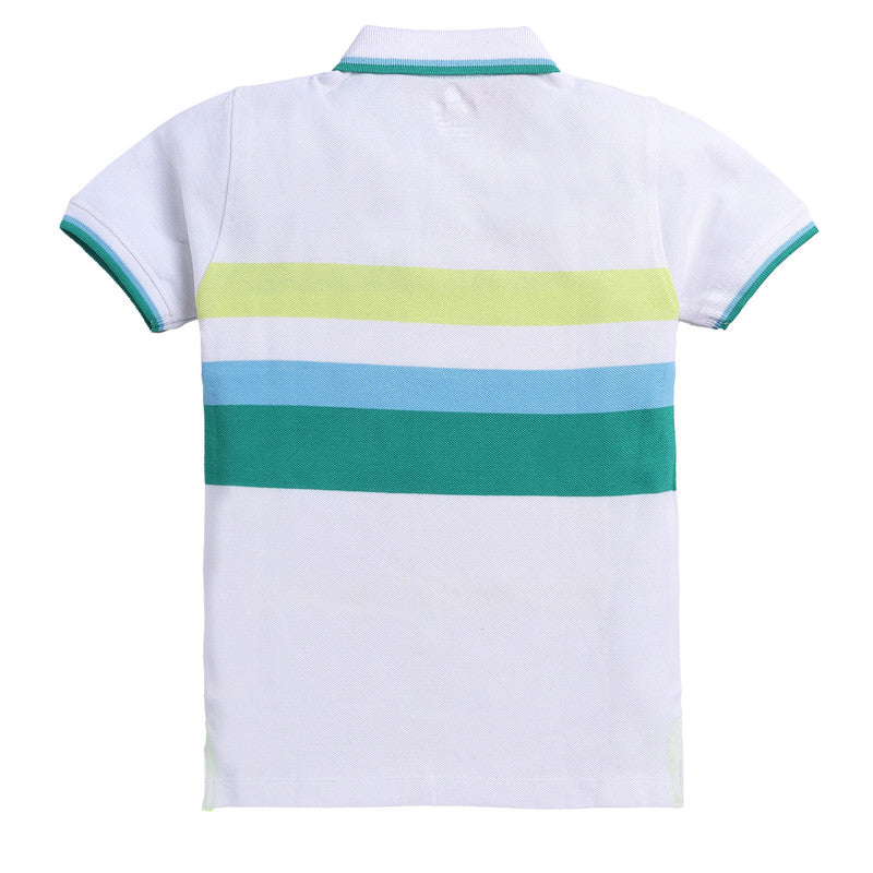 Contrast Stripes Polo
