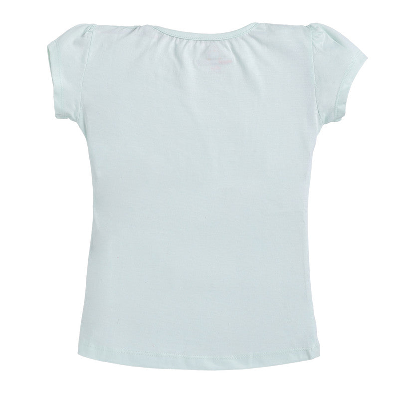 Floral Print Half Sleeve Top | Mint