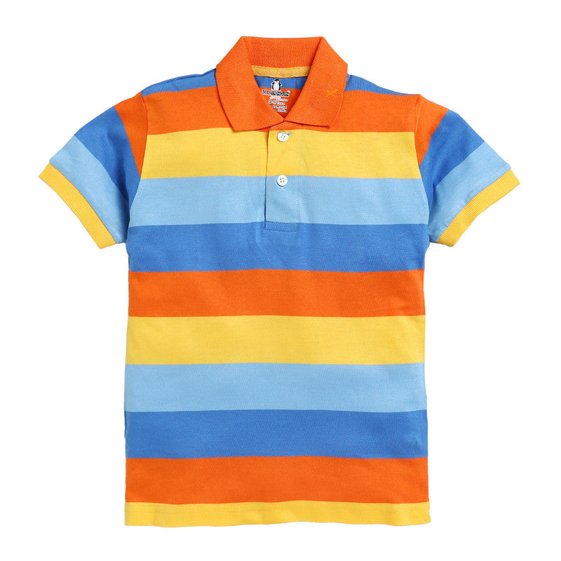 Cotton Stripes Polo