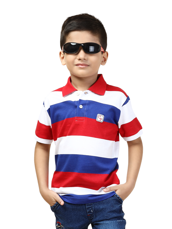 Cotton Stripes Polo