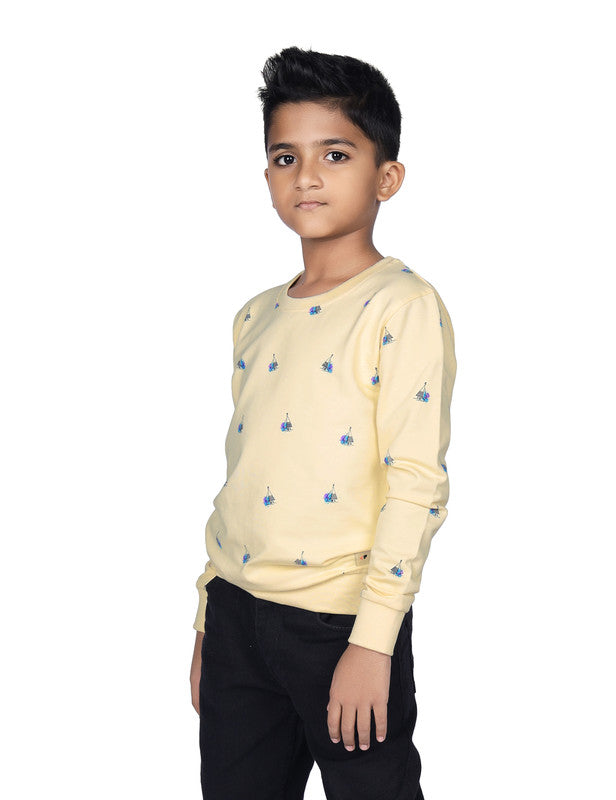 Yatch Print Sweatshirt