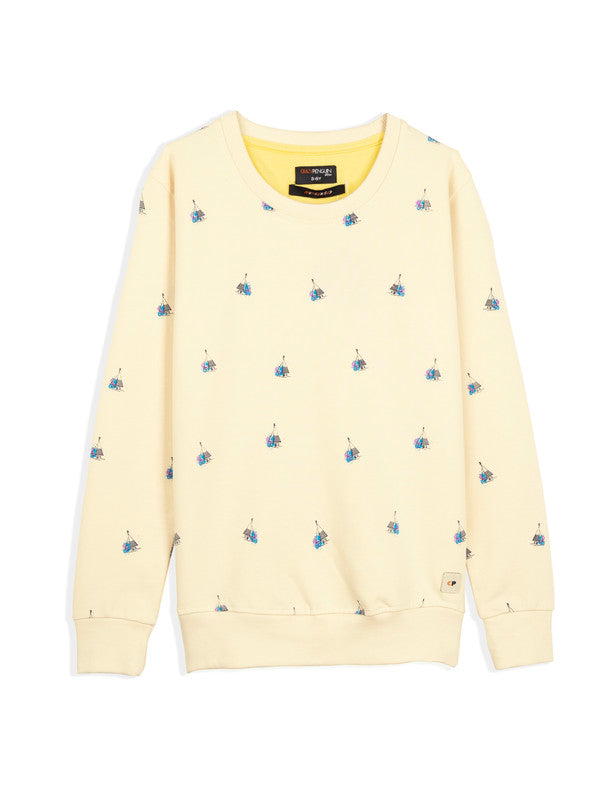 Yatch Print Sweatshirt