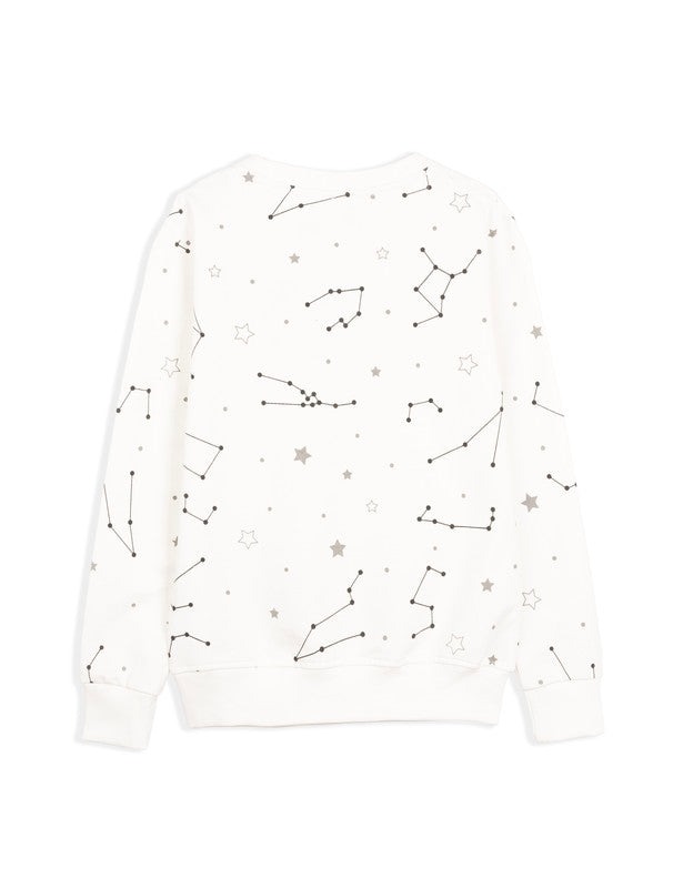 Constellation Print Sweatshirt