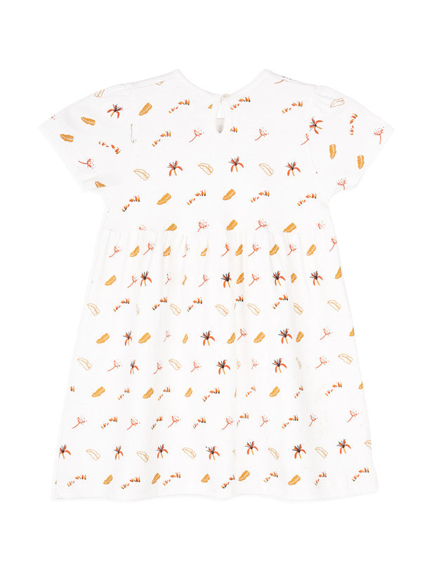 Printed Frock |Snow White