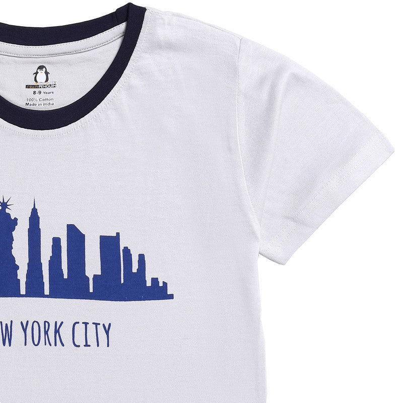 NY City Print Grey T-shirt