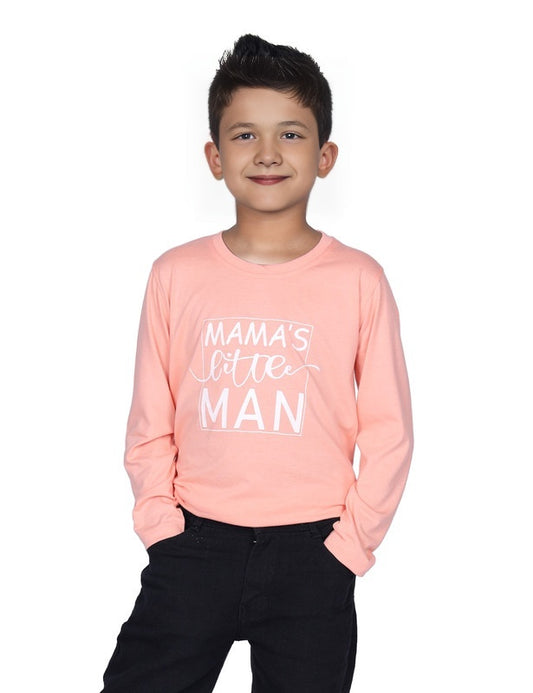 Typographic Peach Pearl T-Shirt