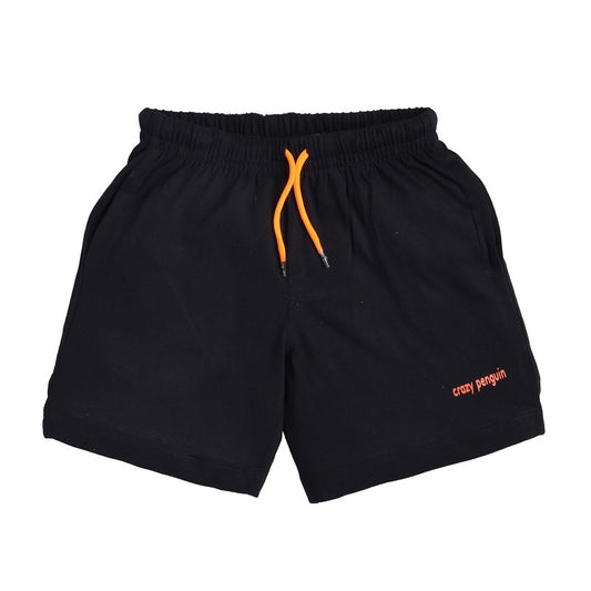 Boys Plain Shorts|Black
