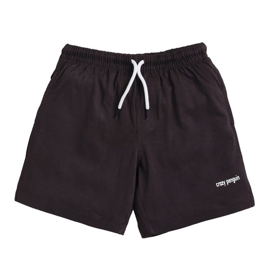 Boys Plain Shorts|Brown