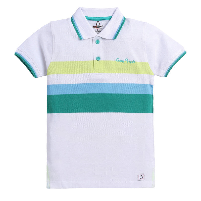 Contrast Stripes Polo