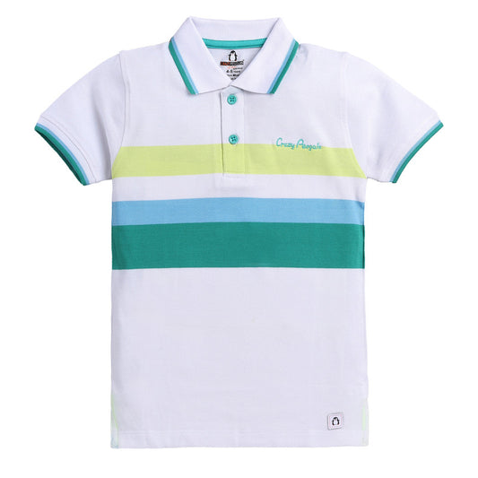 Contrast Stripes Polo