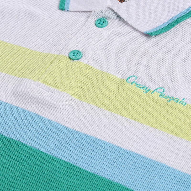 Contrast Stripes Polo