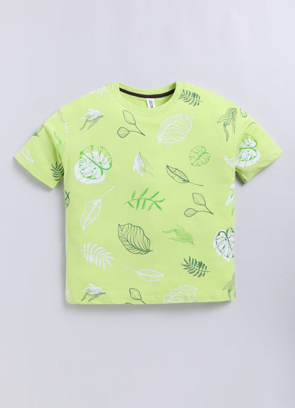 Printed T-shirt #207series DropShoulder