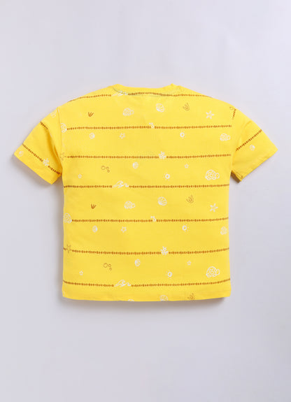 Printed T-shirt #207series DropShoulder
