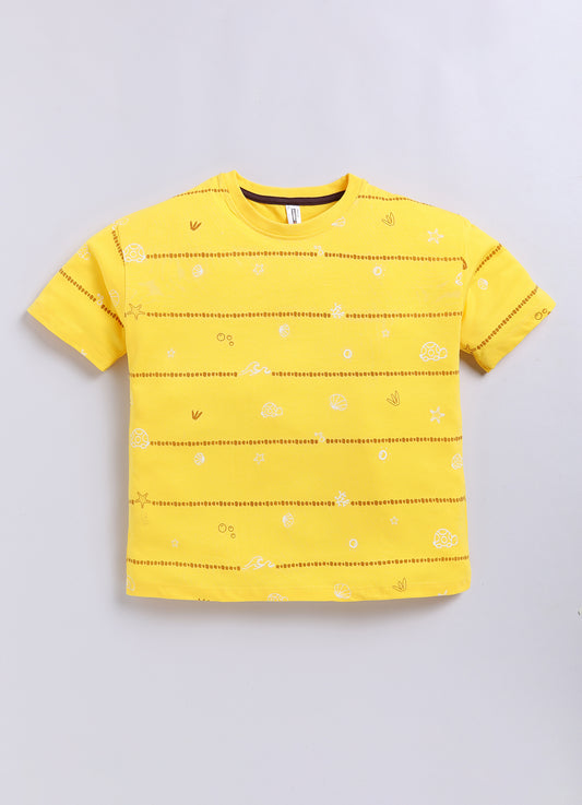Printed T-shirt #207series DropShoulder