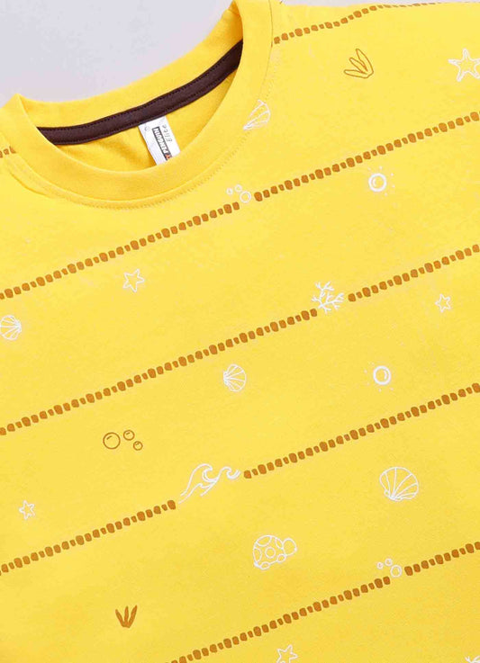 Printed T-shirt #207series DropShoulder
