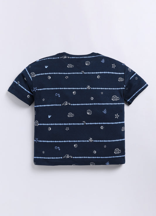 Printed T-shirt #207series DropShoulder