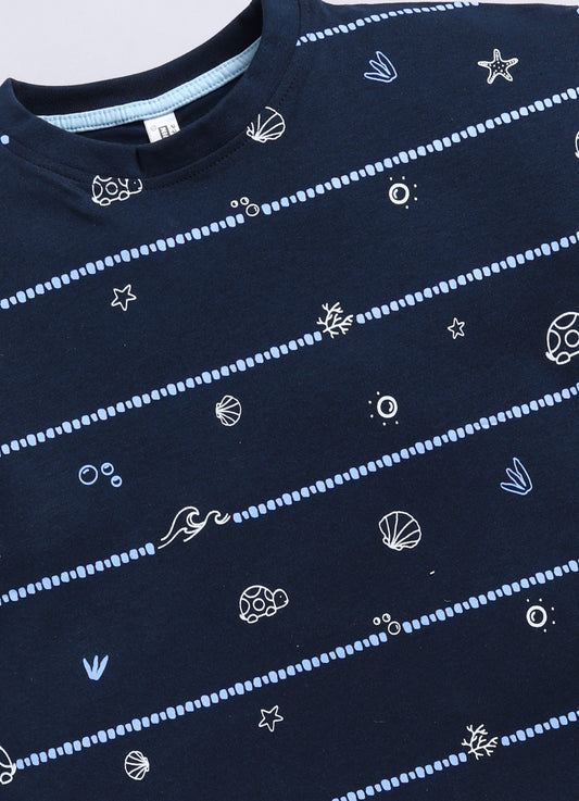Printed T-shirt #207series DropShoulder