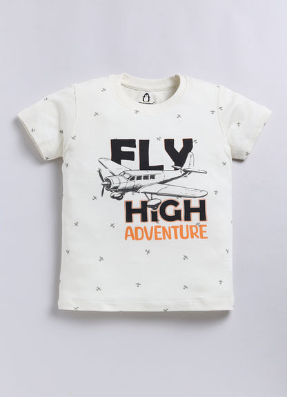 Printed T-shirt #209series DropShoulder