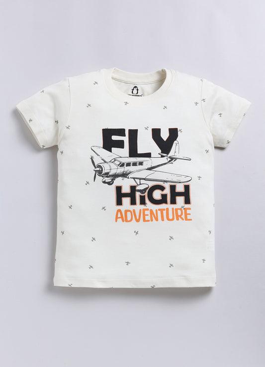 Printed T-shirt #209series DropShoulder