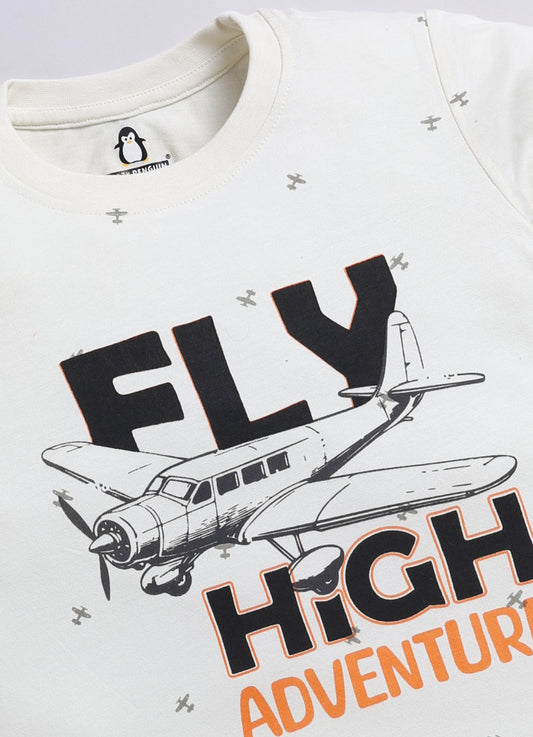 Printed T-shirt #209series DropShoulder