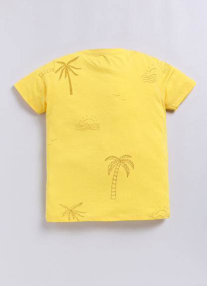 Printed T-shirt #209series DropShoulder