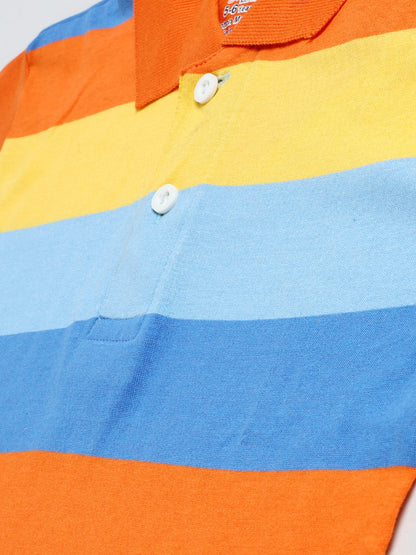 Cotton Stripes Polo