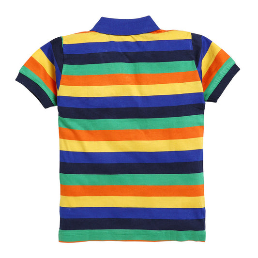 Cotton Stripes Polo