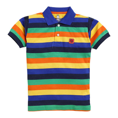 Cotton Stripes Polo