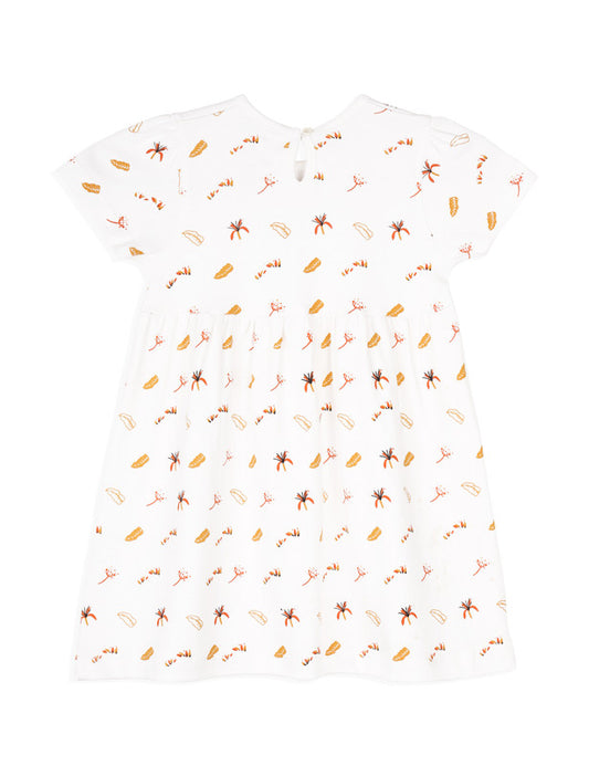 Printed Frock |Snow White